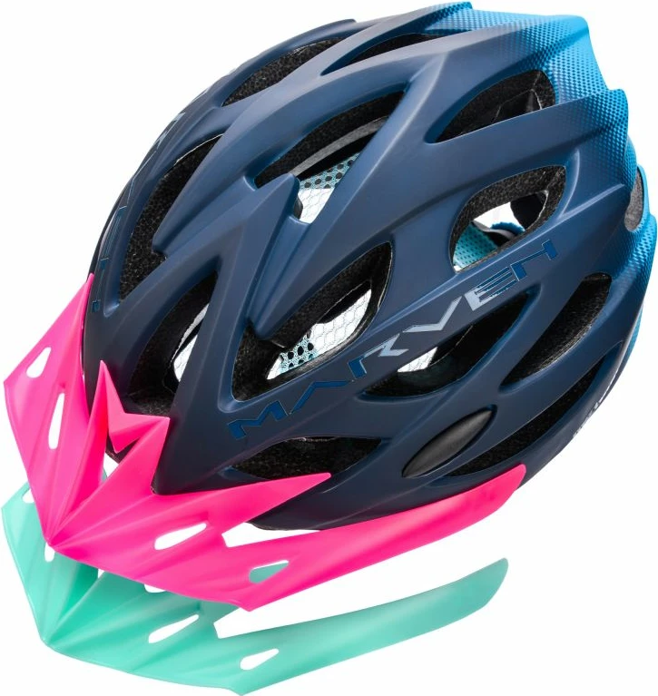 Helmetë biçiklete Meteor Marven 25189, kaltër [Madhësia: Standarde]