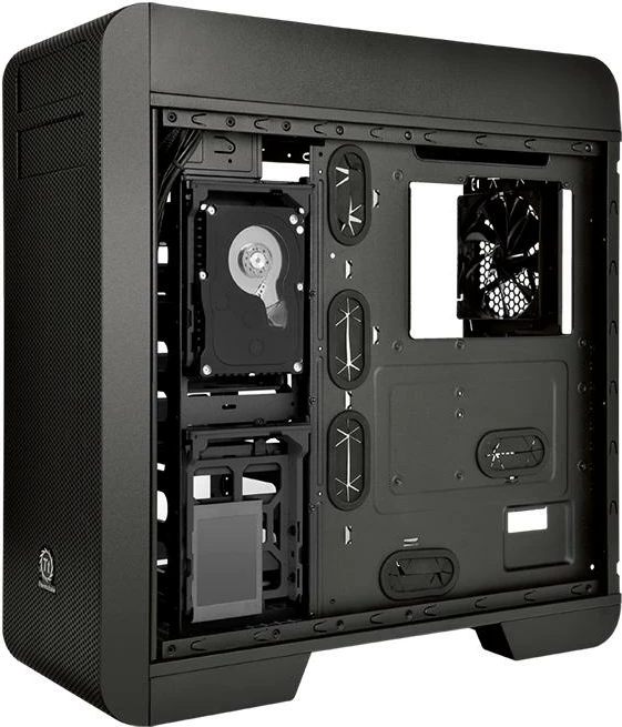 Kasë Thermaltake Core V71 TG Edition CA-1B6-00F1WN-04 Full Tower, Tempered Glass, E-ATX/ATX, e zezë