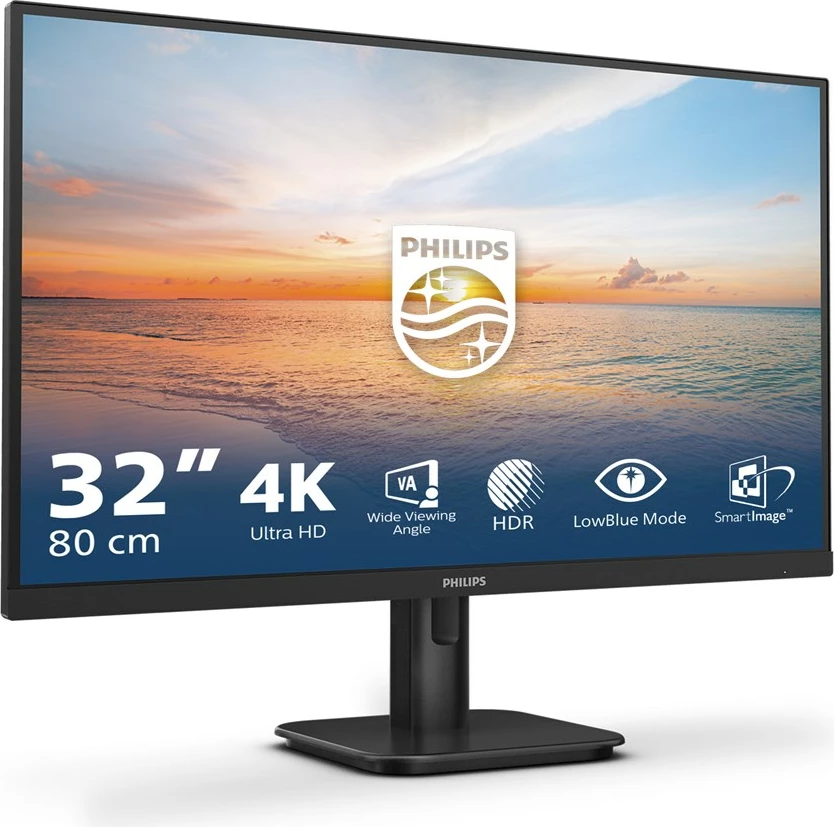 Monitor Philips 32E1N1800LA/00, 32", 4K Ultra HD, LCD, i zi