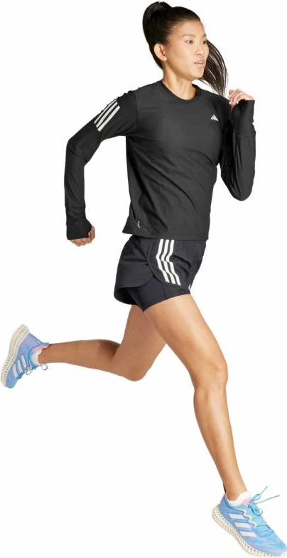 Maicë me mëngë të gjata për femra adidas, e zezë