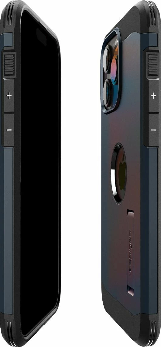 Mbështjellës Spigen Tough Armor MagSafe ACS06595 për iPhone 15 Pro Max, Metal Slate