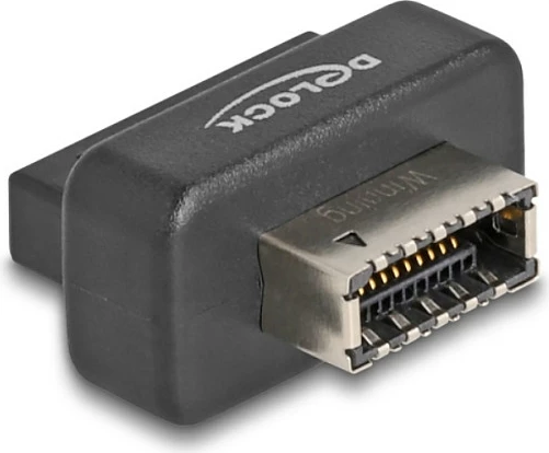 Adapter USB i brendshëm DeLOCK, USB 3.0 19-pin në USB Type-E Key A, 5 Gbps, i zi