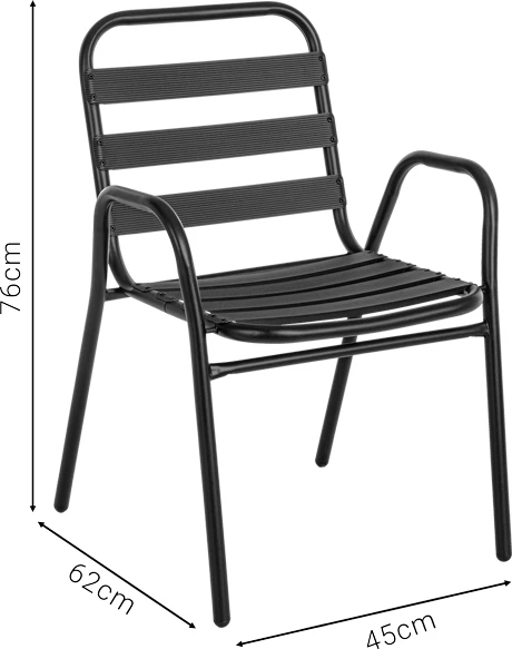 Tavolinë me karrige Sussie-Vergo set prej 3 copash, metal-alumini, ngjyrë shampanjë, D60x70cm