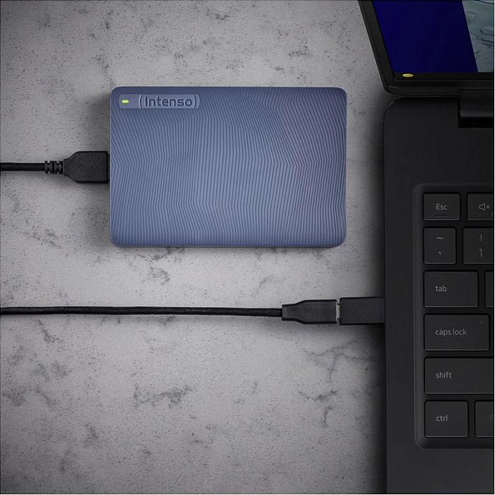 Hard disk i jashtëm Intenso Memory Safe 1TB, USB 3.2 Gen 1, blu