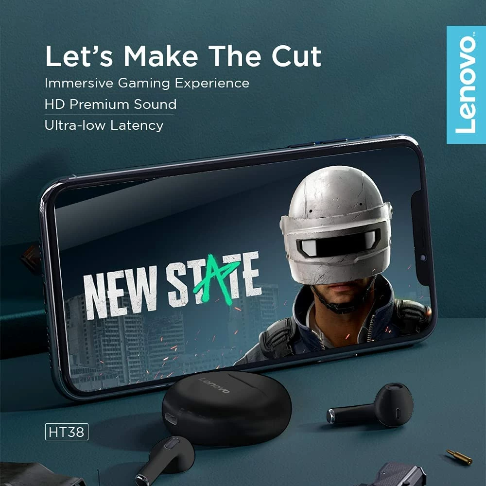 Dëgjuese Lenovo HT38, të zeza