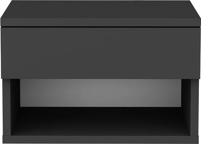 Komodinë natës Hanah Home, Jamot, ngjyrë antracit