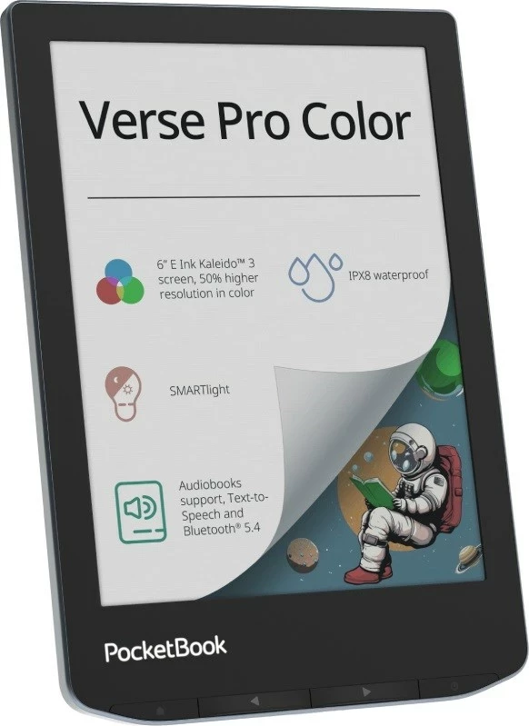 Lexues elektronik PocketBook Verse Pro Color PB634K3-1-WW, ngjyrë e zezë