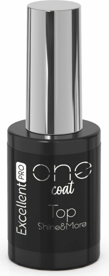 Llak mbrojtës për thonj Excellent PRO One Coat Top Shine & More Top Hybrid për femra, 11g