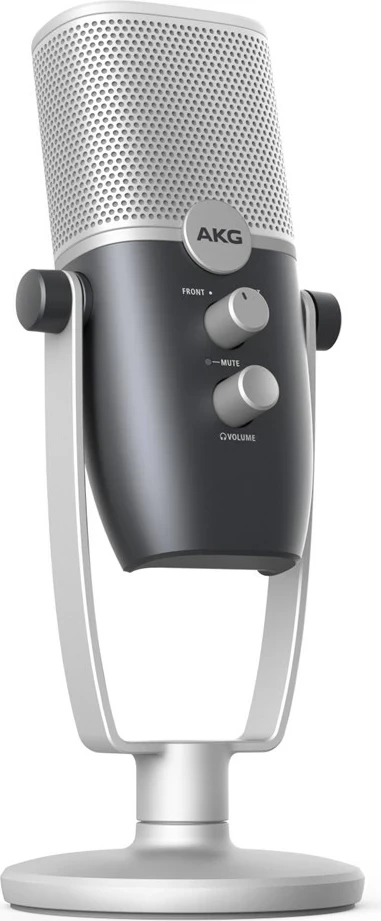 Mikrofon AKG Ara, USB kondensator profesional, blu-argjendtë