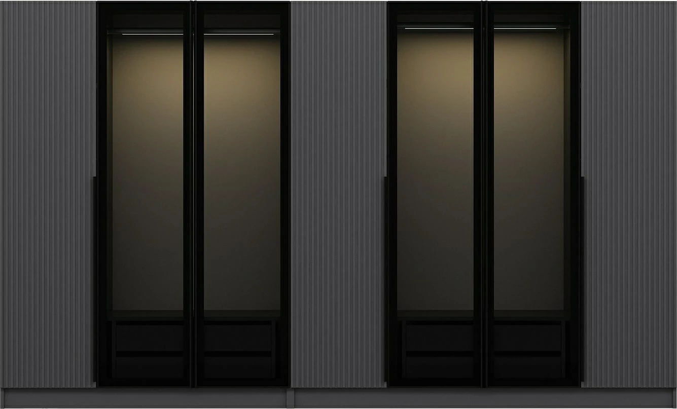 Dollap Skye Decor, Kale Plus, fume, 315x210x52cm