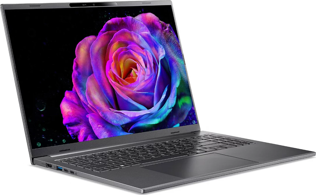 Laptop Acer Aspire 16 AI A16-61M-R473, Ryzen AI 5, 16GB RAM, 512GB SSD, 16" 2048x1280, Steel Grey
