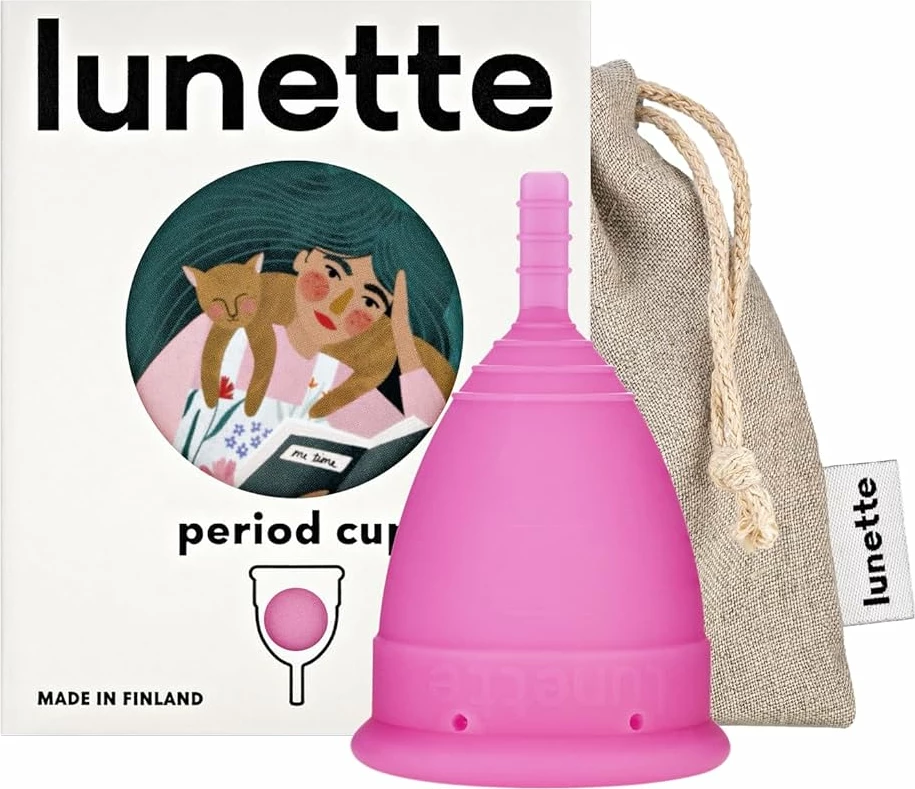 Kupë menstruale Lunette Size 2 për femra rozë