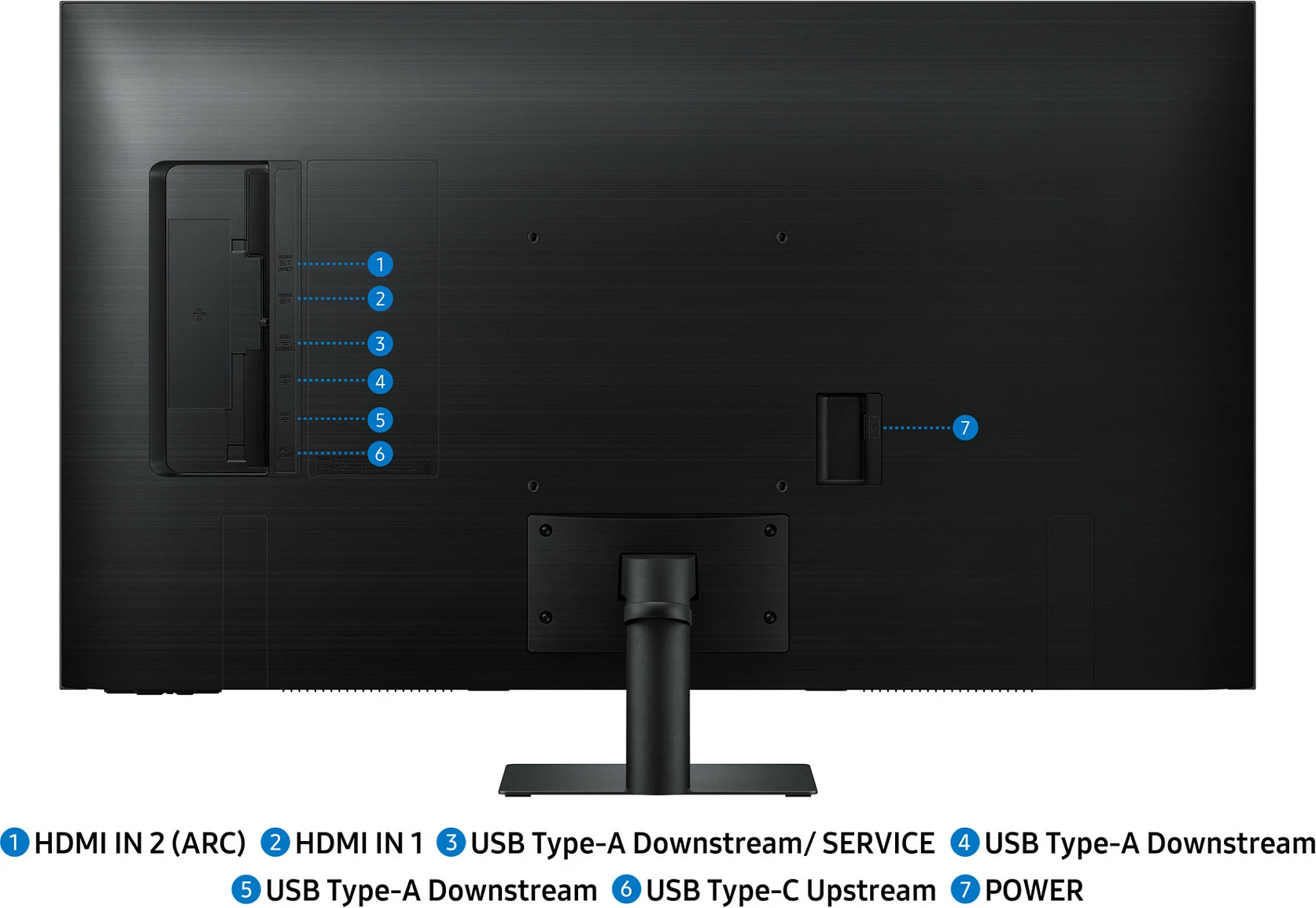 Monitor i mençur Samsung M7 S43FM700UU 43 inç 4K UHD i zi