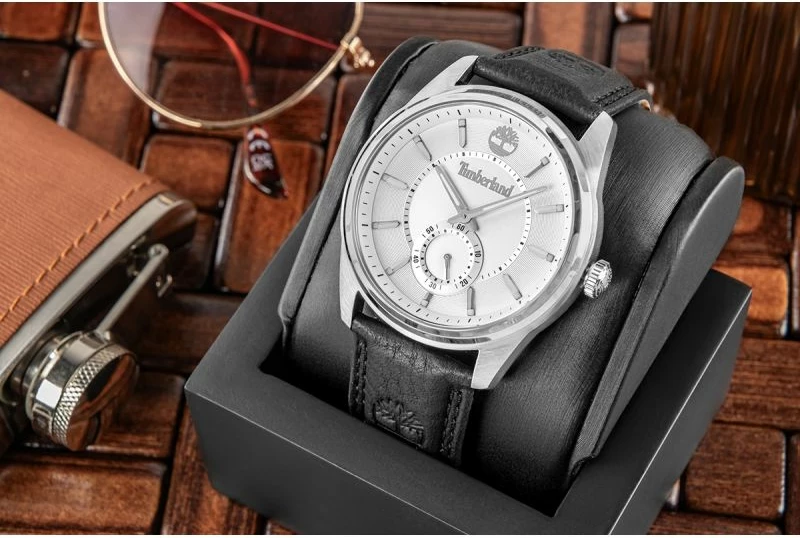 Orë dore për meshkuj Timberland, e zezë