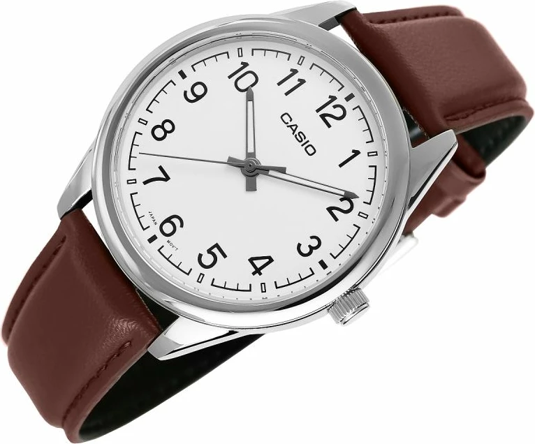 Orë dore për meshkuj Casio, kafe