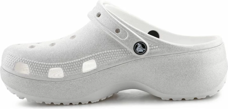 Atlete platformë femra Crocs Classic Platform Glitter Clog 207241-0WV, chalk
