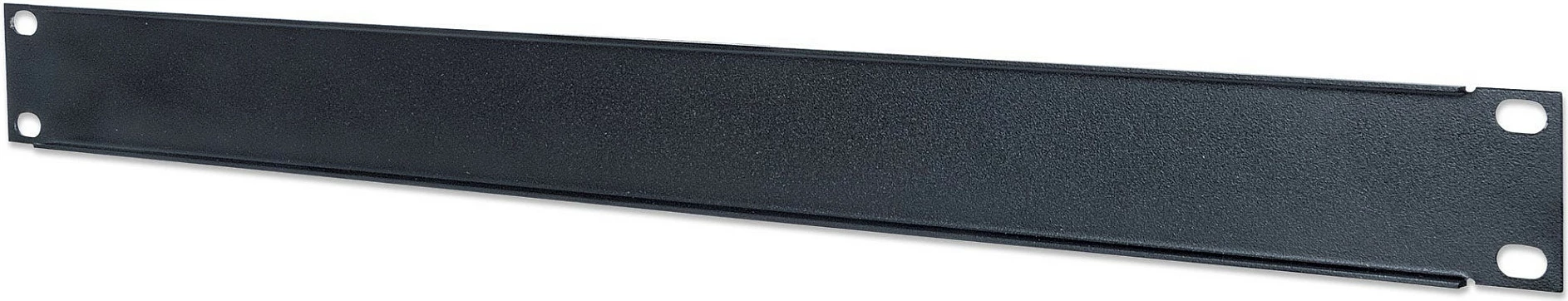 Panel i verbër Intellinet 1U për rack 19", çelik, i zi