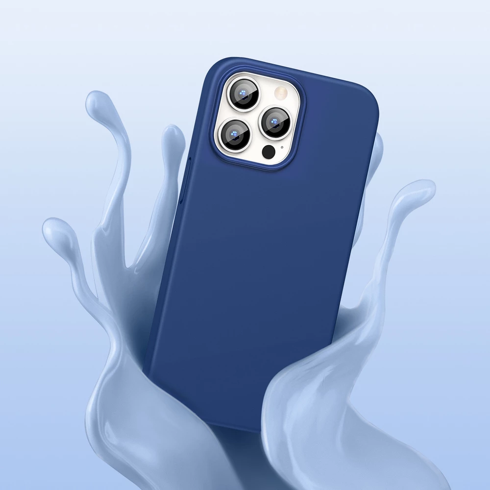 Mbështjellës Ugreen për iPhone 13 Pro Max, silikon, kaltër