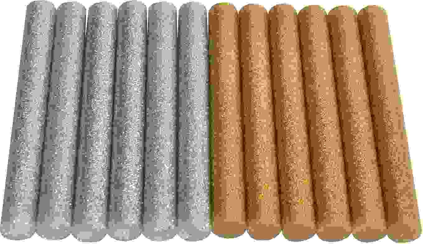Shkopinj ngjitësi për pistoletë ngjitëse Stanley STHT1-70437, 11.3mm x 101mm, temperaturë e ulët, 12 copë, argjend & ari
