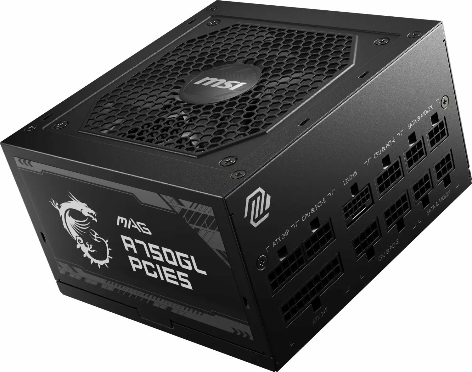 Furnizues rryme MSI MAG A750GL PCIE5 750W, 80 Plus Gold, ATX 3.1, modular, i zi