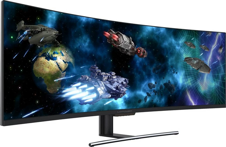 Monitor LC-Power LC-M49-DFHD-144-C-Q 49 inç QLED UltraWide Full HD i zi