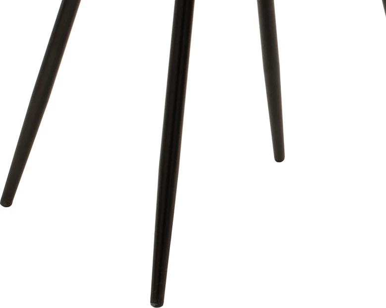 Karrige Giselle kadife e gjelbër-këmbë e zezë