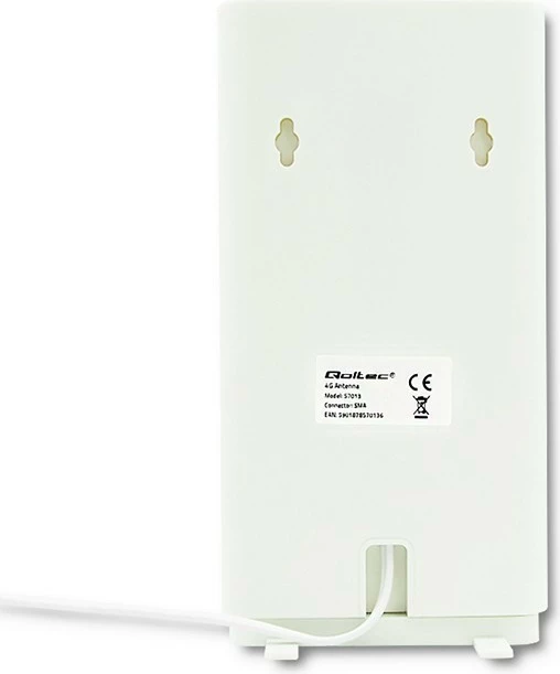 Antenë 4G LTE Qoltec 57013, 2xSMA, 30dBi, e bardhë, për brenda