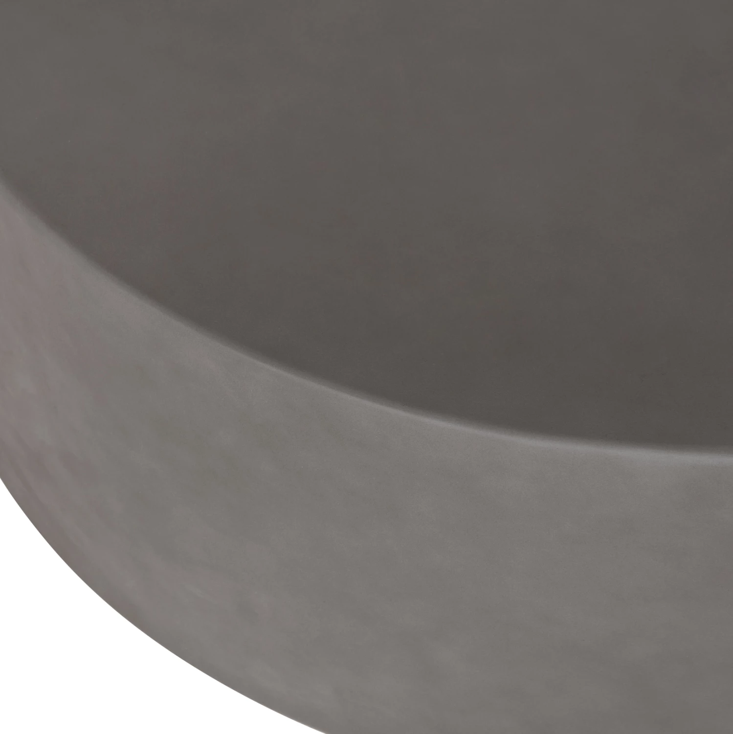Tavolinë e rrumbullakët për jashtë, model KYOKO, gri, fibër-cement, FH6579.01, 90x30cm