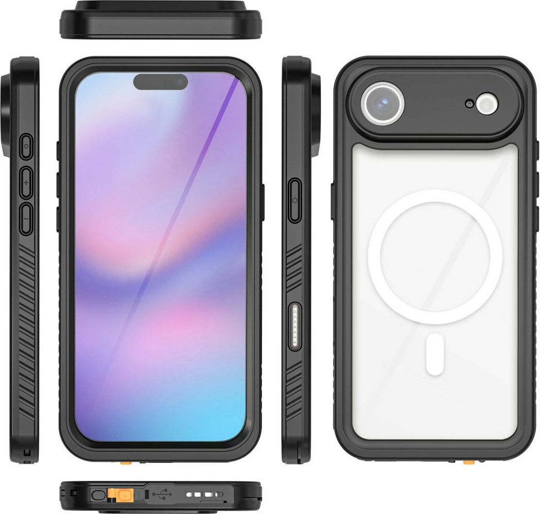 Mbështjellës 4smarts për iPhone, i papërshkueshëm nga uji, ngjyrë e zezë