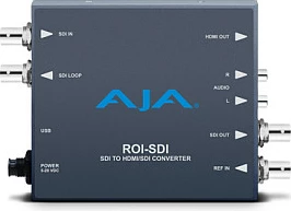 Konvertues video AJA ROI-SDI, SDI në HDMI, me ROI, blu