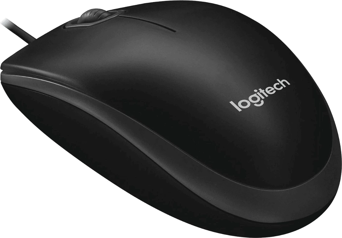 Maus Logitech B100 Business 910-003357 me kabllo USB, i zi