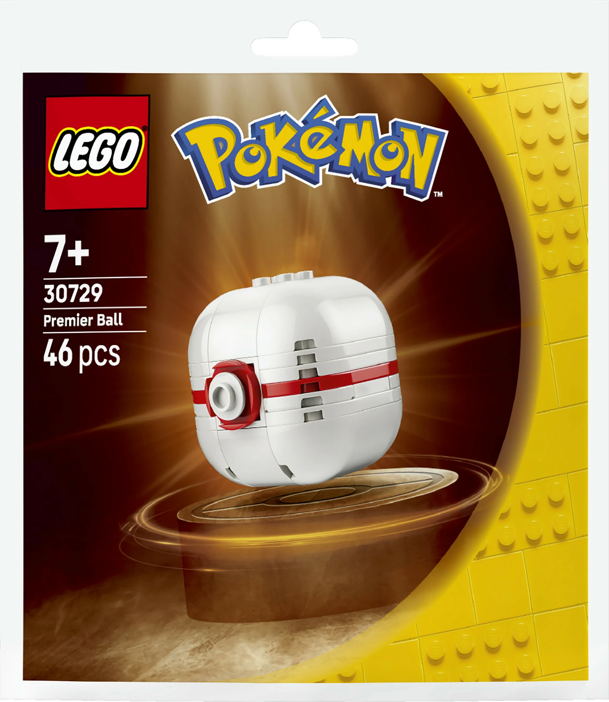 Set ndërtimi LEGO Pokémon 30729 Premier Ball, 46 pjesë, shumëngjyrësh
