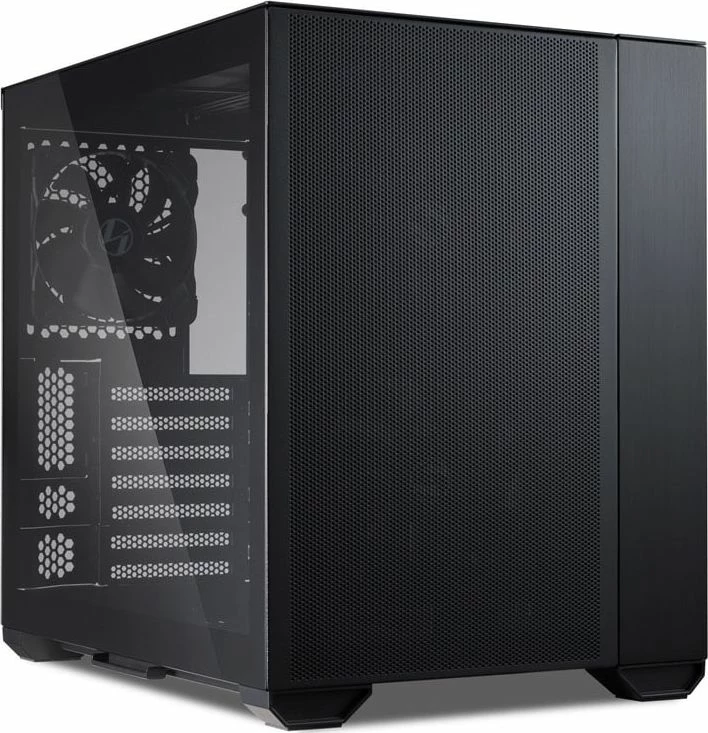 Kasë Lian Li O11 Air Mini Midi Tower, E-ATX/ATX/Micro-ATX/Mini-ITX, tempered glass, USB-C, e zezë