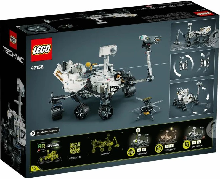 Set ndërtimi Lego Technic për fëmijë, NASA Perseverance Mars Rover