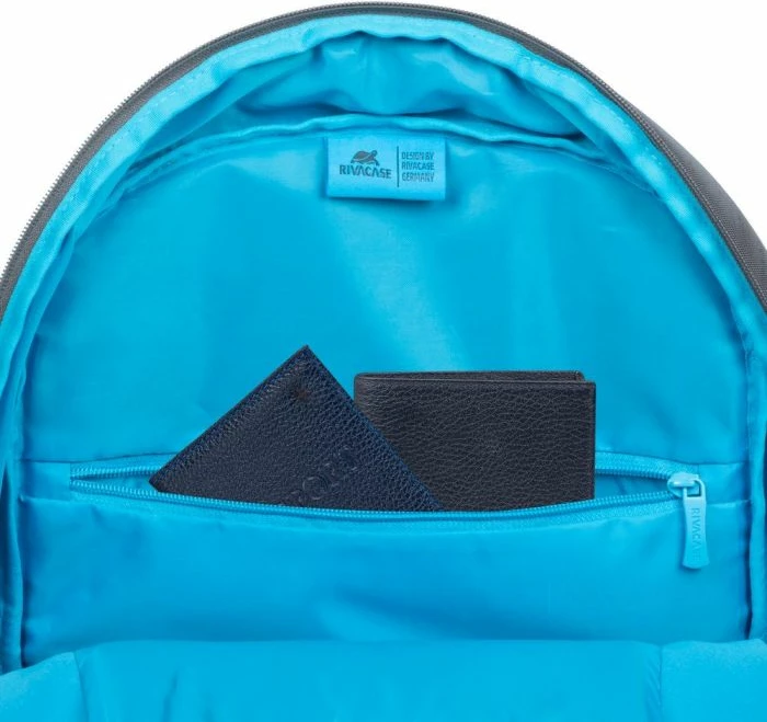 çantë shpine për laptop RIVACASE 7523, 13.3-14\", RPET, rezistente ndaj ujit, gri