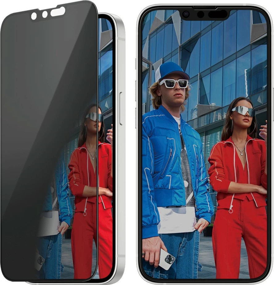 Mbrojtës ekrani PanzerGlass Privacy UWF për iPhone 16e/14/13/13 Pro, transparent