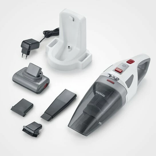 Fshesë me korrent pa kabllo Severin HV 7146 S'Power Wet&Dry, 18.5V, gri/kuqe/bardhë
