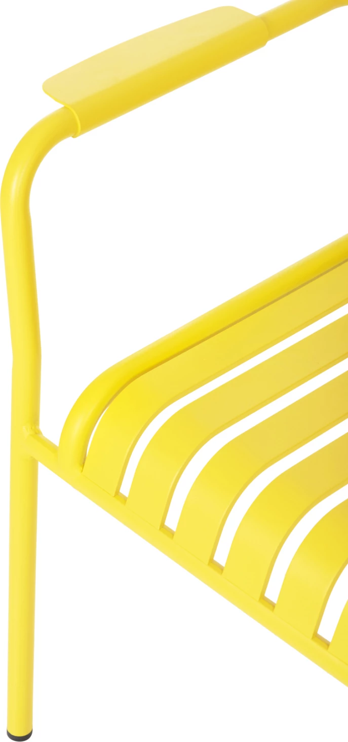 Karrige alumini RACHEL FH6088.06 e verdhë 63x58x85H cm