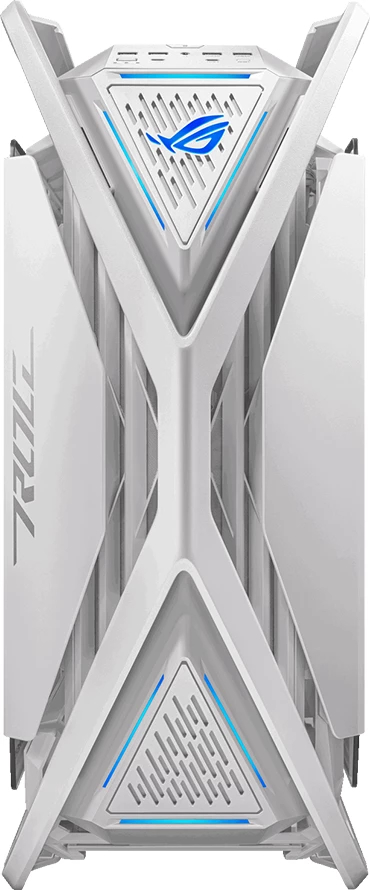 Kasë ASUS ROG Hyperion GR701 E-ATX, 4x140mm fanë, mbështetje radiator 2x420mm, ARGB hub, Aura Sync, 2x USB Type-C, karikim 60W, e bardhë