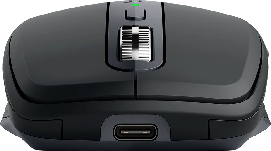 Maus Logitech MX Anywhere 3S, Bluetooth/RF, 200-4000 DPI, 6 butona, USB-C, Graphite