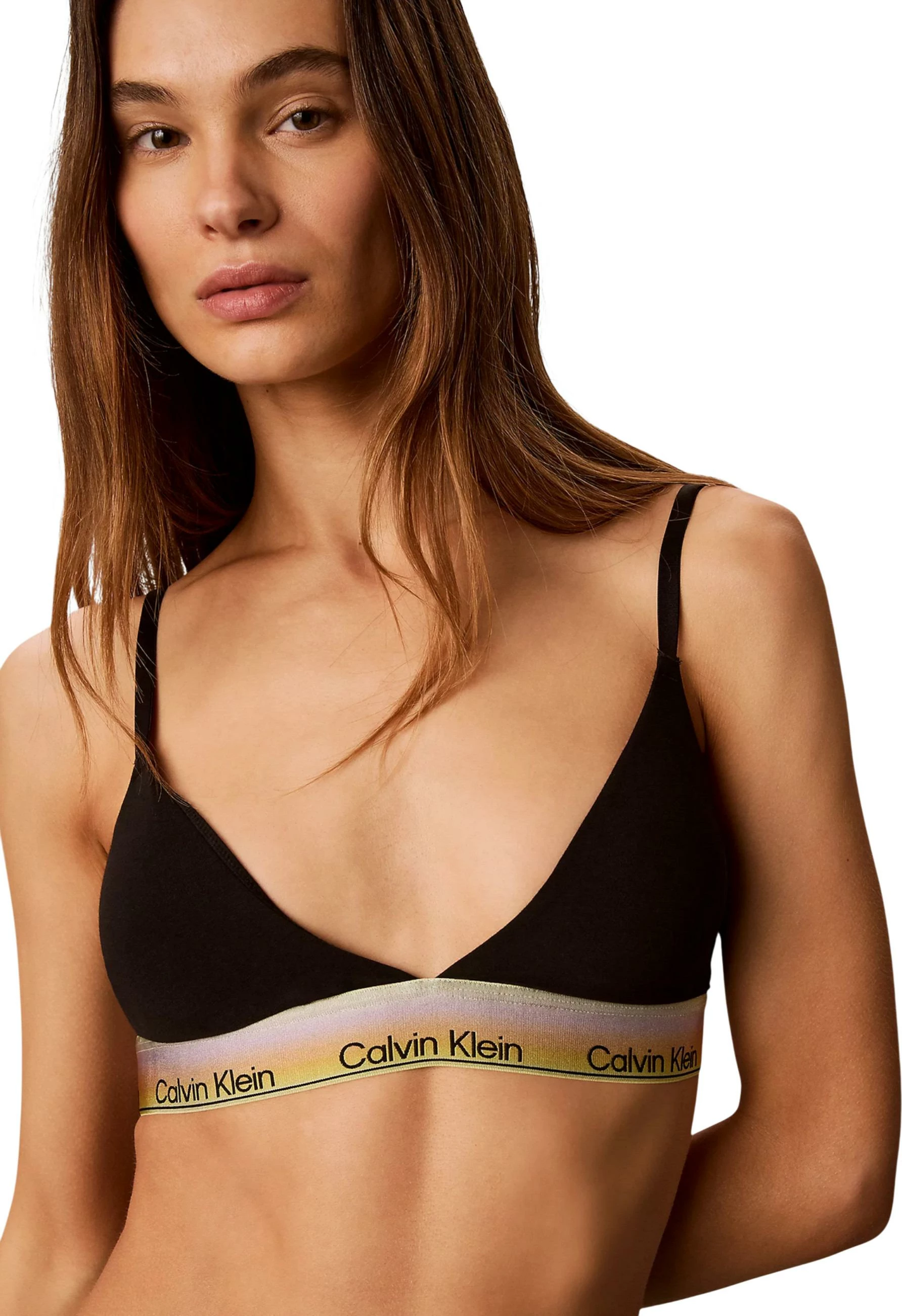 Sutjenë për femra Calvin Klein Underwear LV00QF8865, e zezë