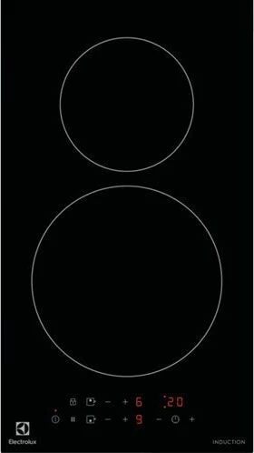 Pllakë induksioni Electrolux LIT30230C, 2 zona, 29 cm, 3.65 kW, e zezë
