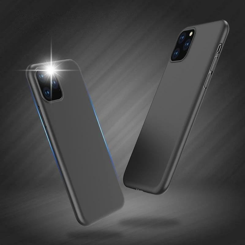 Mbështjellës Hurtel për iPhone 11, TPU gel, i zi