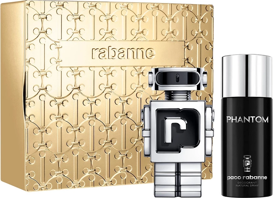 Set Eau de Toilette dhe deodorant për meshkuj Paco Rabanne Phantom, 100ml + 150ml