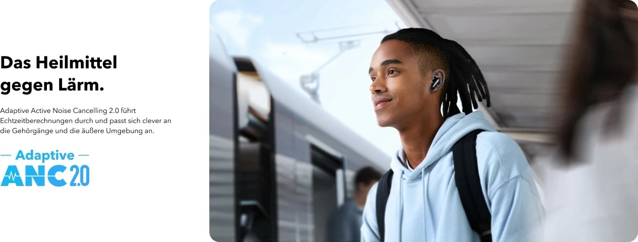 Kufje Anker Liberty 4 NC, Wireless, Muzikë, Ngjyrë e zezë