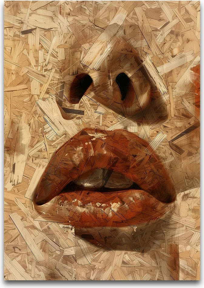 Pikturë dekorative me kornizë MDF, Wallity, Huhu315, 50x70cm