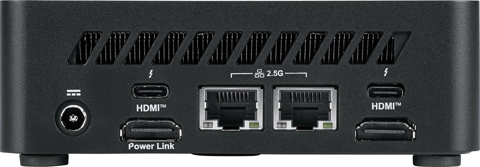 Mini PC MSI Cubi NUC AI 1UMG-019BEU, barebone, Wi‑Fi 6E, Dual 2.5G LAN, 120 W, i zi