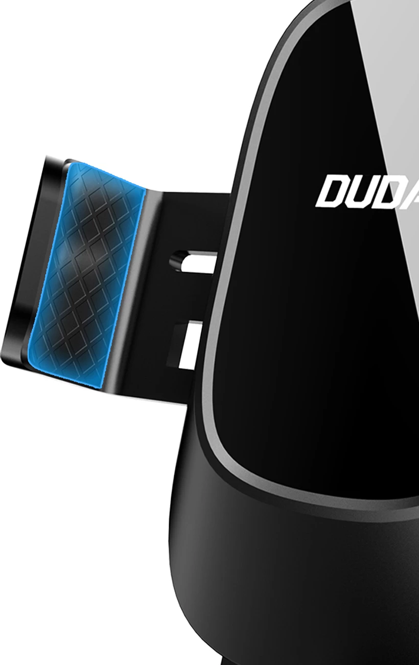 Mbajtës për celular Dudao F5N+, gravitacional, me kupë thithëse, i zi