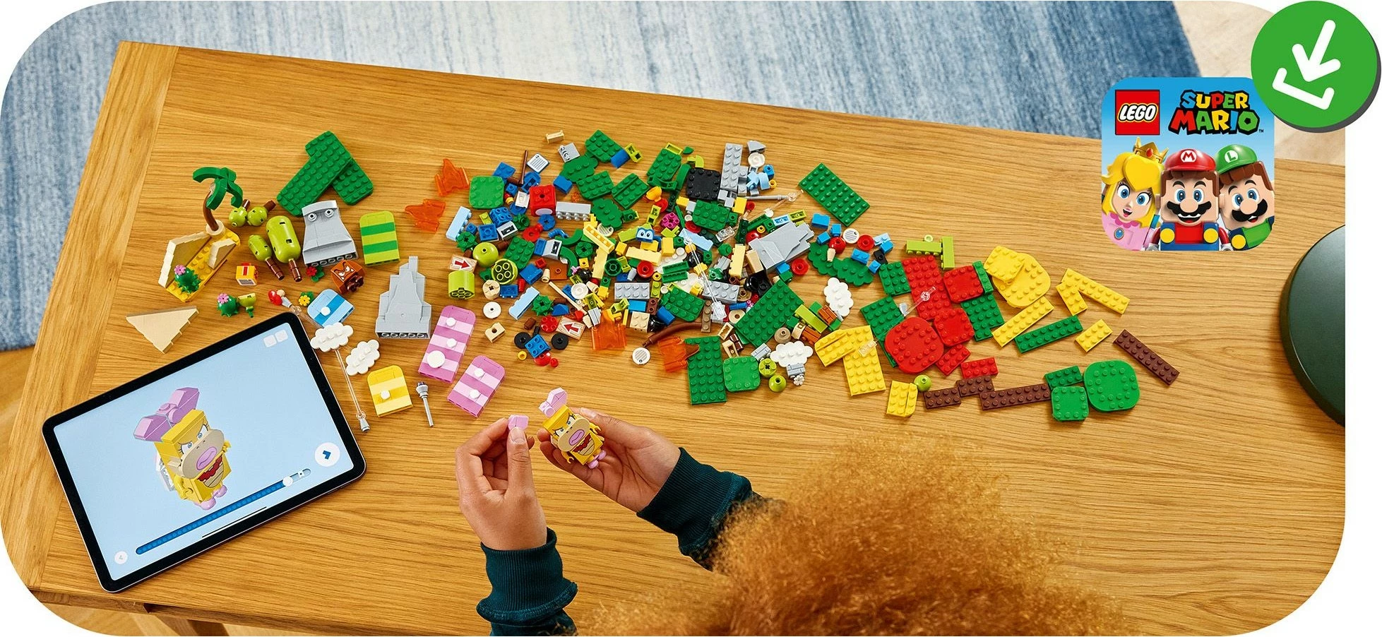 Set ndërtimi LEGO Super Mario Creativity Toolbox, 588 pjesë, shumëngjyrësh