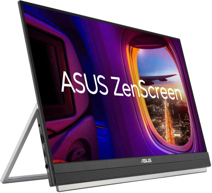 Monitor portabël, ASUS, ZenScreen MB229CF 90LM08S5-B01A70/90LM08S5B01A70, 22", TFT/LCD, klasë energjie D, 2 kg, argjendtë/zi/jeshil
